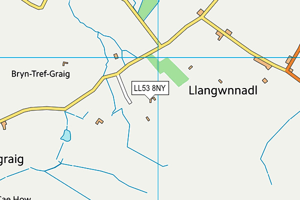 LL53 8NY map - OS VectorMap District (Ordnance Survey)