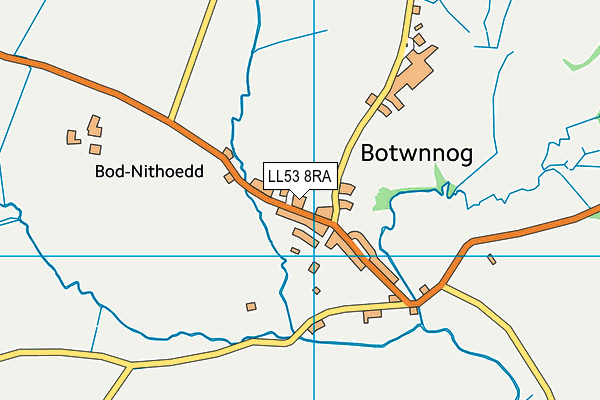 Ysgol Pont Y Gof map (LL53 8RA) - OS VectorMap District (Ordnance Survey)
