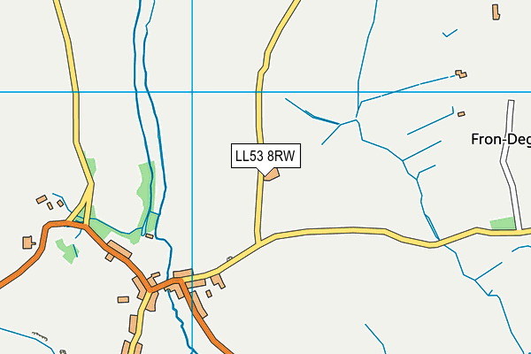 LL53 8RW map - OS VectorMap District (Ordnance Survey)