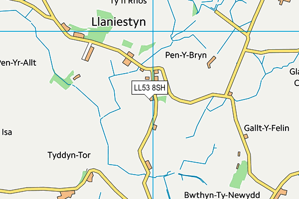 LL53 8SH map - OS VectorMap District (Ordnance Survey)