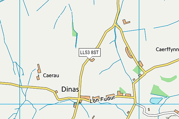 LL53 8ST map - OS VectorMap District (Ordnance Survey)