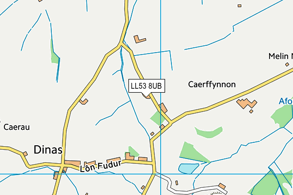 LL53 8UB map - OS VectorMap District (Ordnance Survey)