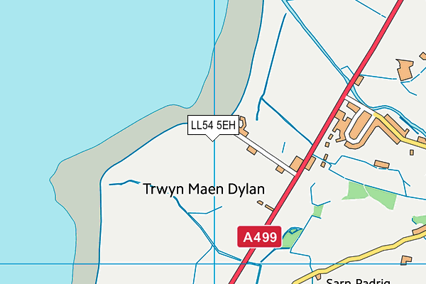 LL54 5EH map - OS VectorMap District (Ordnance Survey)