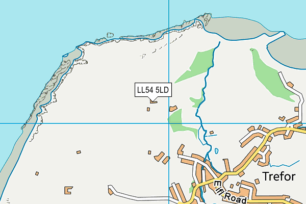 LL54 5LD map - OS VectorMap District (Ordnance Survey)