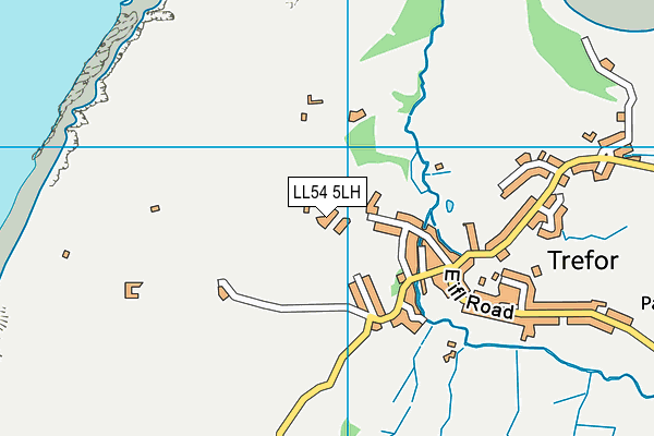 LL54 5LH map - OS VectorMap District (Ordnance Survey)