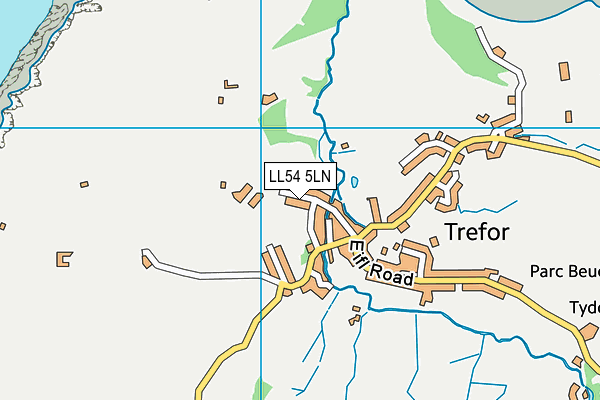 LL54 5LN map - OS VectorMap District (Ordnance Survey)