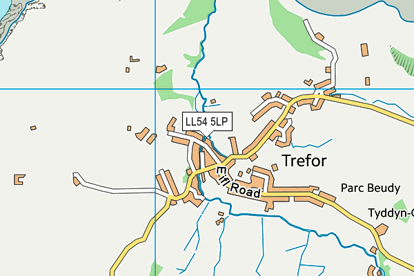 LL54 5LP map - OS VectorMap District (Ordnance Survey)