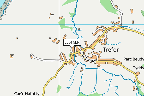 LL54 5LR map - OS VectorMap District (Ordnance Survey)