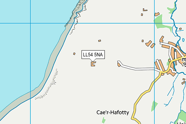 LL54 5NA map - OS VectorMap District (Ordnance Survey)