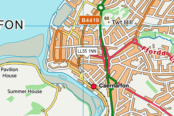 LL55 1NN map - OS VectorMap District (Ordnance Survey)