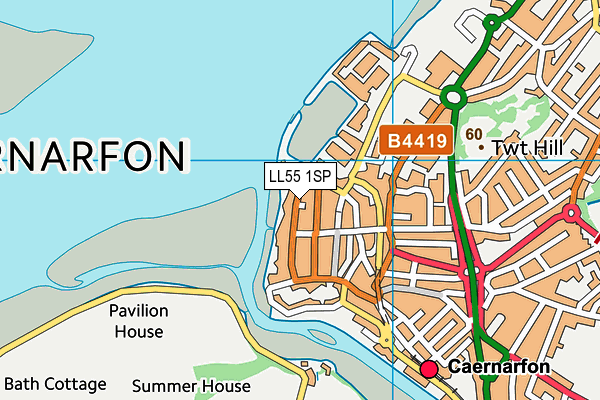 LL55 1SP map - OS VectorMap District (Ordnance Survey)