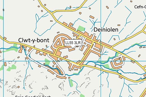 LL55 3LR map - OS VectorMap District (Ordnance Survey)