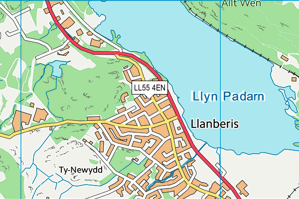 LL55 4EN map - OS VectorMap District (Ordnance Survey)