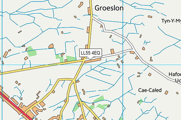 LL55 4EQ map - OS VectorMap District (Ordnance Survey)