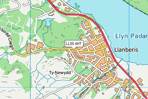 LL55 4HT map - OS VectorMap District (Ordnance Survey)