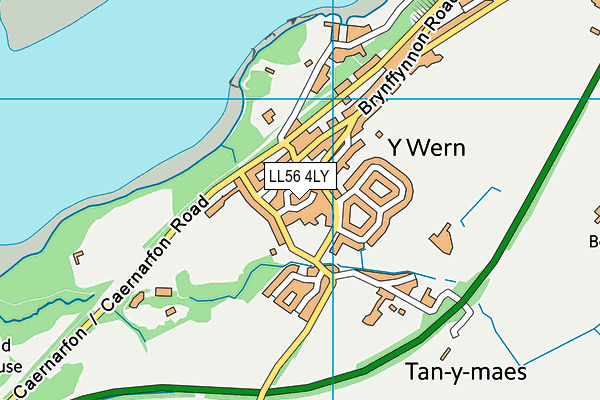 LL56 4LY map - OS VectorMap District (Ordnance Survey)