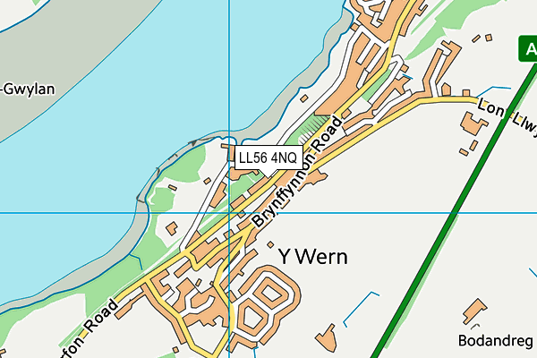 LL56 4NQ map - OS VectorMap District (Ordnance Survey)