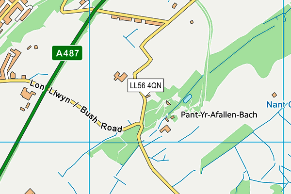 LL56 4QN map - OS VectorMap District (Ordnance Survey)