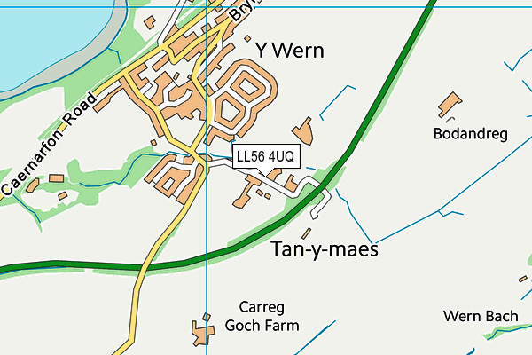 LL56 4UQ map - OS VectorMap District (Ordnance Survey)