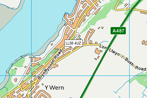 LL56 4UZ map - OS VectorMap District (Ordnance Survey)