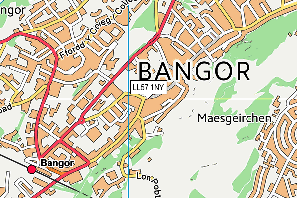Map of MS BANGOR PROPERTIES LTD at district scale