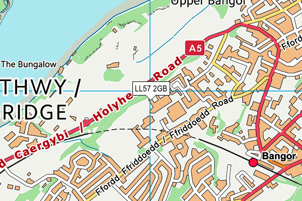 LL57 2GB map - OS VectorMap District (Ordnance Survey)