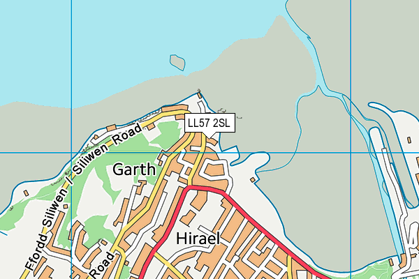 LL57 2SL map - OS VectorMap District (Ordnance Survey)