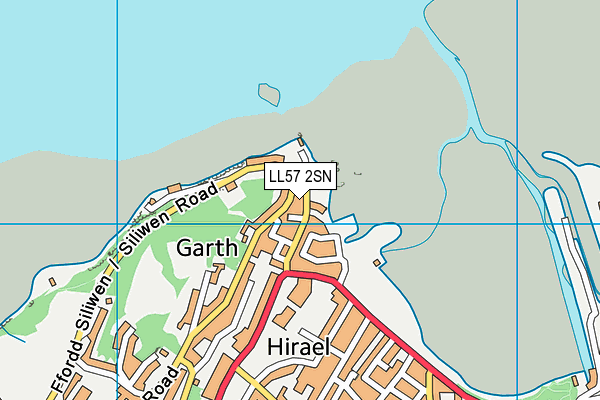 LL57 2SN map - OS VectorMap District (Ordnance Survey)