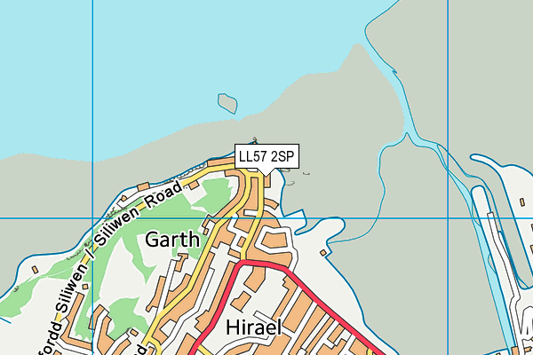 LL57 2SP map - OS VectorMap District (Ordnance Survey)