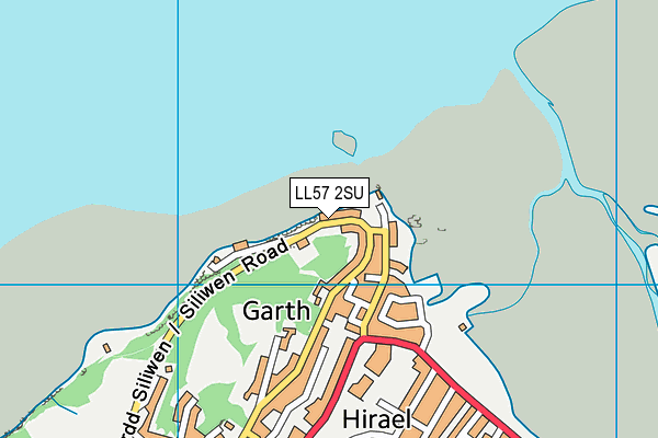 LL57 2SU map - OS VectorMap District (Ordnance Survey)
