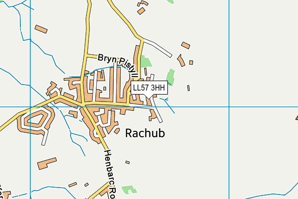 LL57 3HH map - OS VectorMap District (Ordnance Survey)