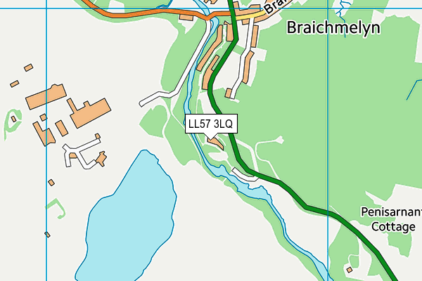LL57 3LQ map - OS VectorMap District (Ordnance Survey)