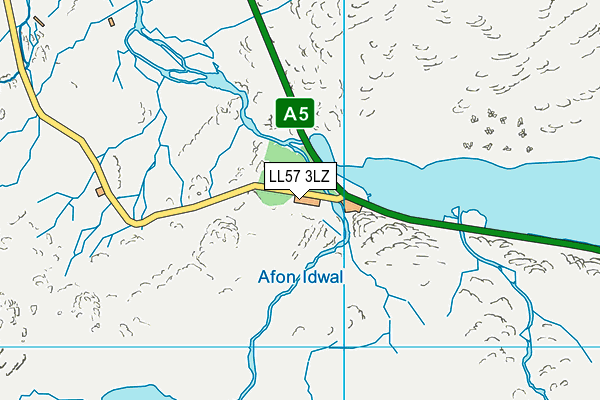 LL57 3LZ map - OS VectorMap District (Ordnance Survey)