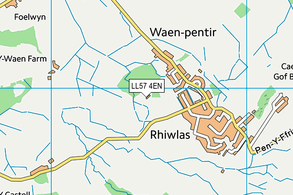 LL57 4EN map - OS VectorMap District (Ordnance Survey)