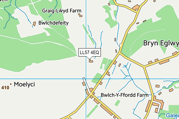 LL57 4EQ map - OS VectorMap District (Ordnance Survey)