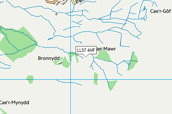 LL57 4HF map - OS VectorMap District (Ordnance Survey)