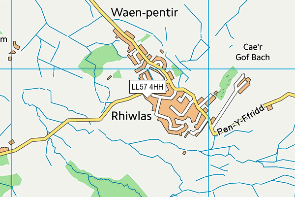 LL57 4HH map - OS VectorMap District (Ordnance Survey)