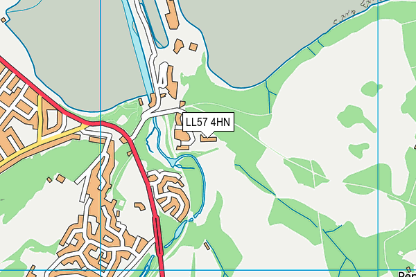 LL57 4HN map - OS VectorMap District (Ordnance Survey)