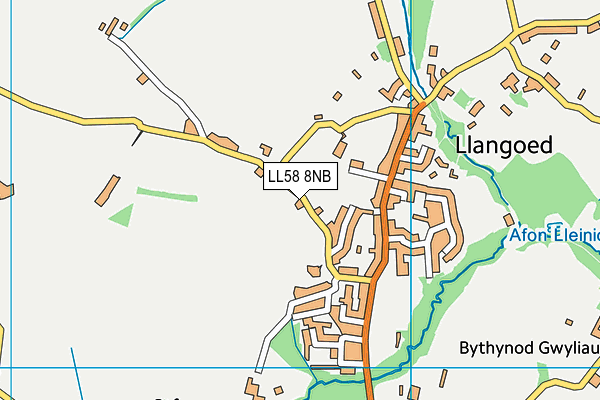 LL58 8NB map - OS VectorMap District (Ordnance Survey)