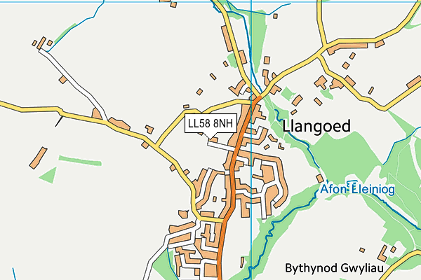 LL58 8NH map - OS VectorMap District (Ordnance Survey)