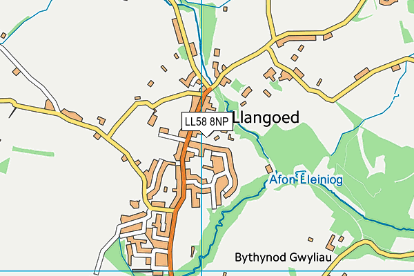 LL58 8NP map - OS VectorMap District (Ordnance Survey)