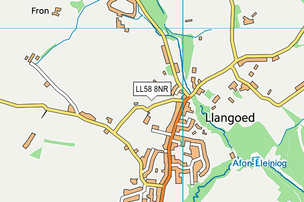 LL58 8NR map - OS VectorMap District (Ordnance Survey)