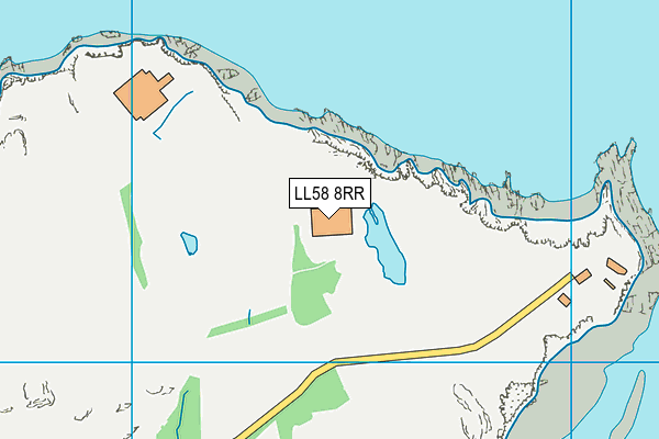 LL58 8RR map - OS VectorMap District (Ordnance Survey)