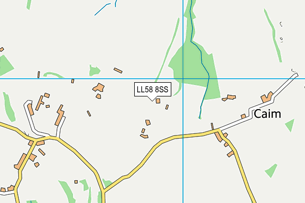 LL58 8SS map - OS VectorMap District (Ordnance Survey)