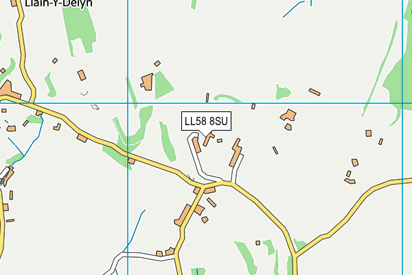 LL58 8SU map - OS VectorMap District (Ordnance Survey)