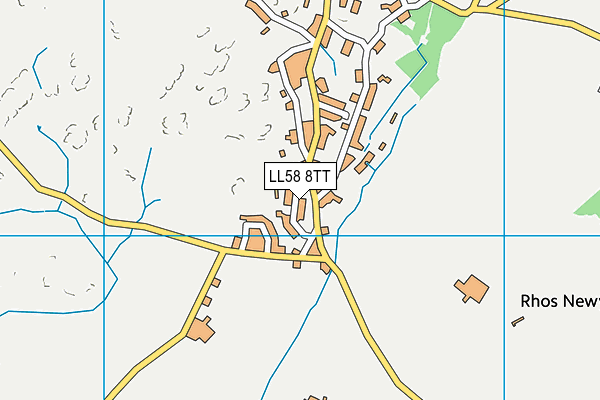 LL58 8TT map - OS VectorMap District (Ordnance Survey)