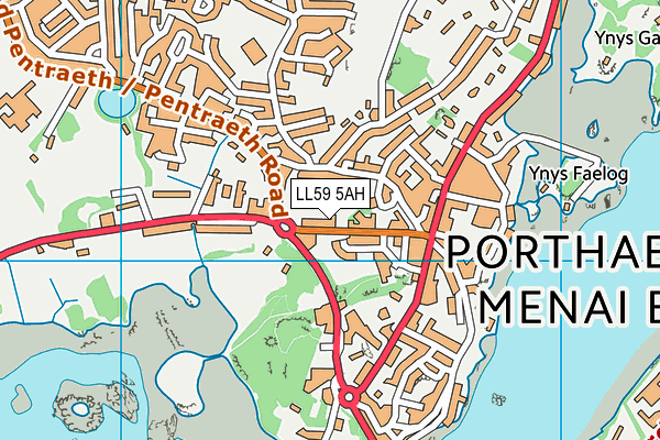 LL59 5AH map - OS VectorMap District (Ordnance Survey)