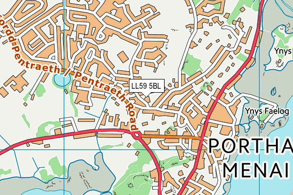 LL59 5BL map - OS VectorMap District (Ordnance Survey)