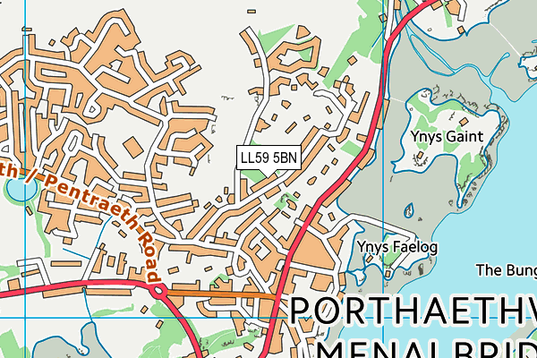 LL59 5BN map - OS VectorMap District (Ordnance Survey)