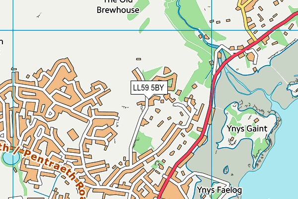 LL59 5BY map - OS VectorMap District (Ordnance Survey)